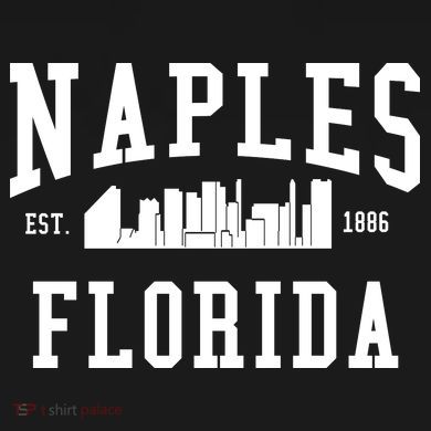 Naples Florida Est 1886 Tie-Dye T-Shirt