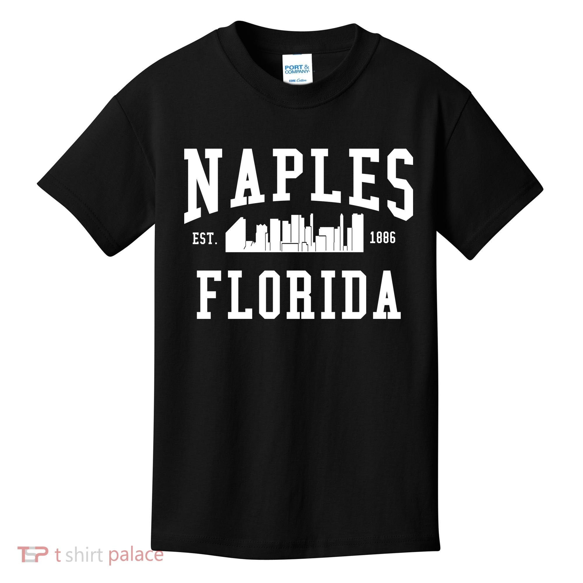 Naples Florida Est 1886 Kids T-Shirt
