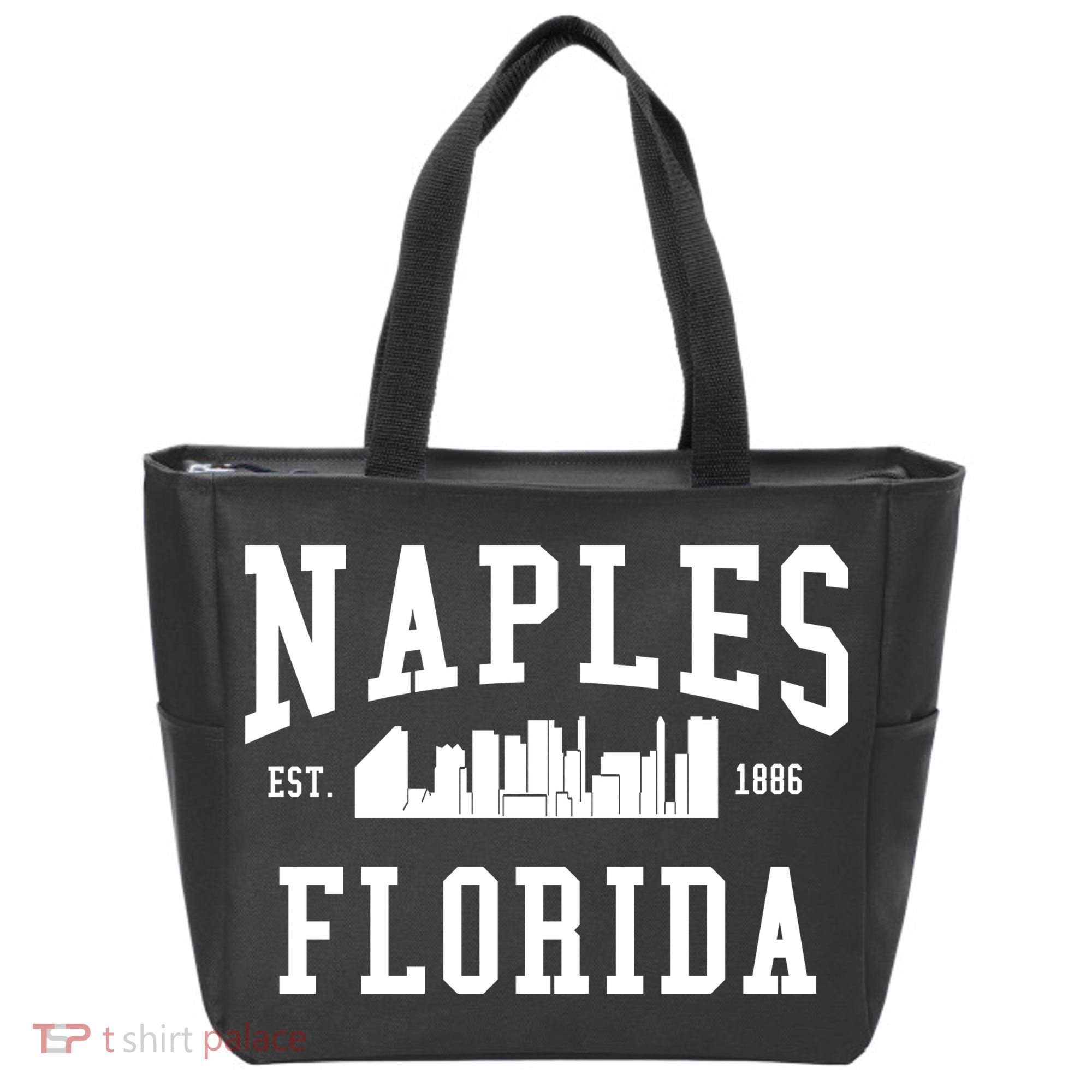 Naples Florida Est 1886 Tote Bag