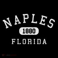 Naples Florida Est 1880 Varsity Arched Text Mousepad thumb 1