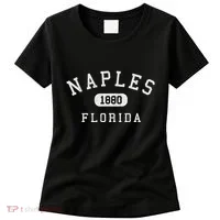 Naples Florida Est 1880 Varsity Arched Text Women's T-Shirt thumb 0