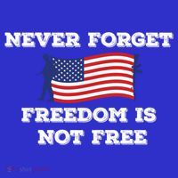 Never Forget Freedom Is Not Free Army Veterans Gift Women's Tank Top thumb 5
