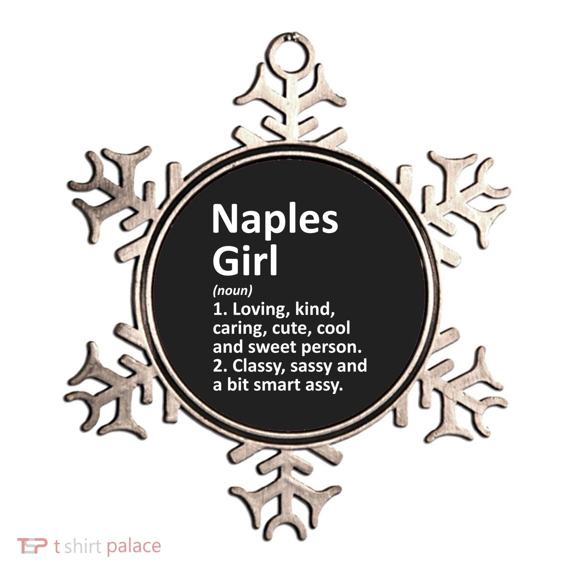 Naples Fl Florida Funny City Home Roots Gift Meaningful Gift Ornament