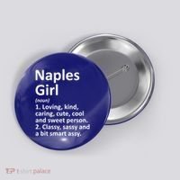 Naples Fl Florida Funny City Home Roots Gift Meaningful Gift Button thumb 0