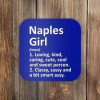 Naples Fl Florida Funny City Home Roots Gift Meaningful Gift Coaster thumb 0