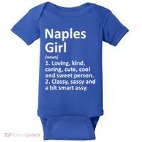 Naples Fl Florida Funny City Home Roots Gift Meaningful Gift Baby Bodysuit thumb 0