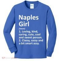 Naples Fl Florida Funny City Home Roots Gift Meaningful Gift Kids Long Sleeve Shirt thumb 0