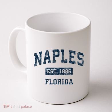 Naples Florida Fl Vintage Sports Design Coffee Mug