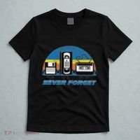 Never Forget Funny Retro Vintage Vhs Cassette Floppy Disk T-Shirt thumb 5