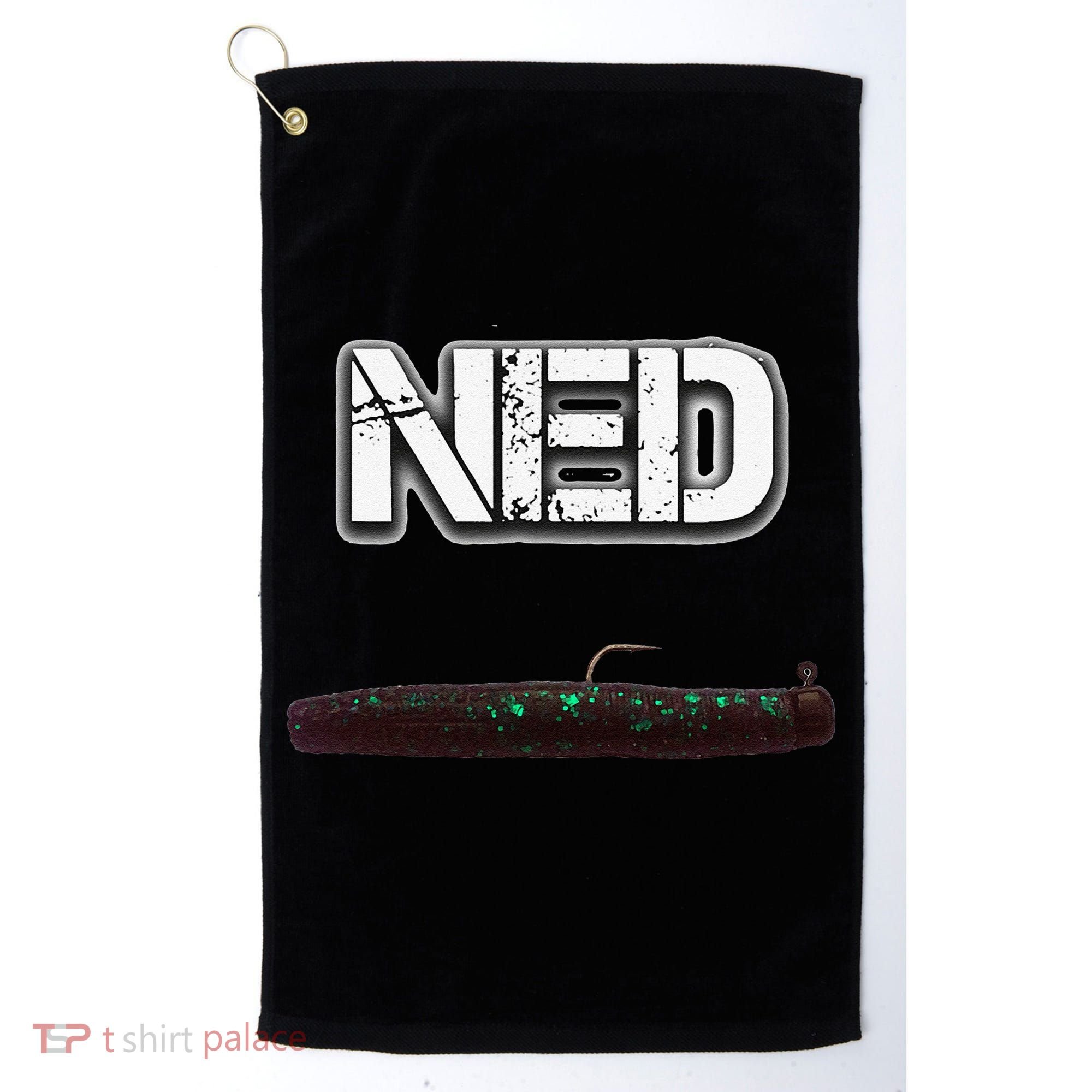 NED Freshwater Fishing Lure Largemouth Bass Golf Towel