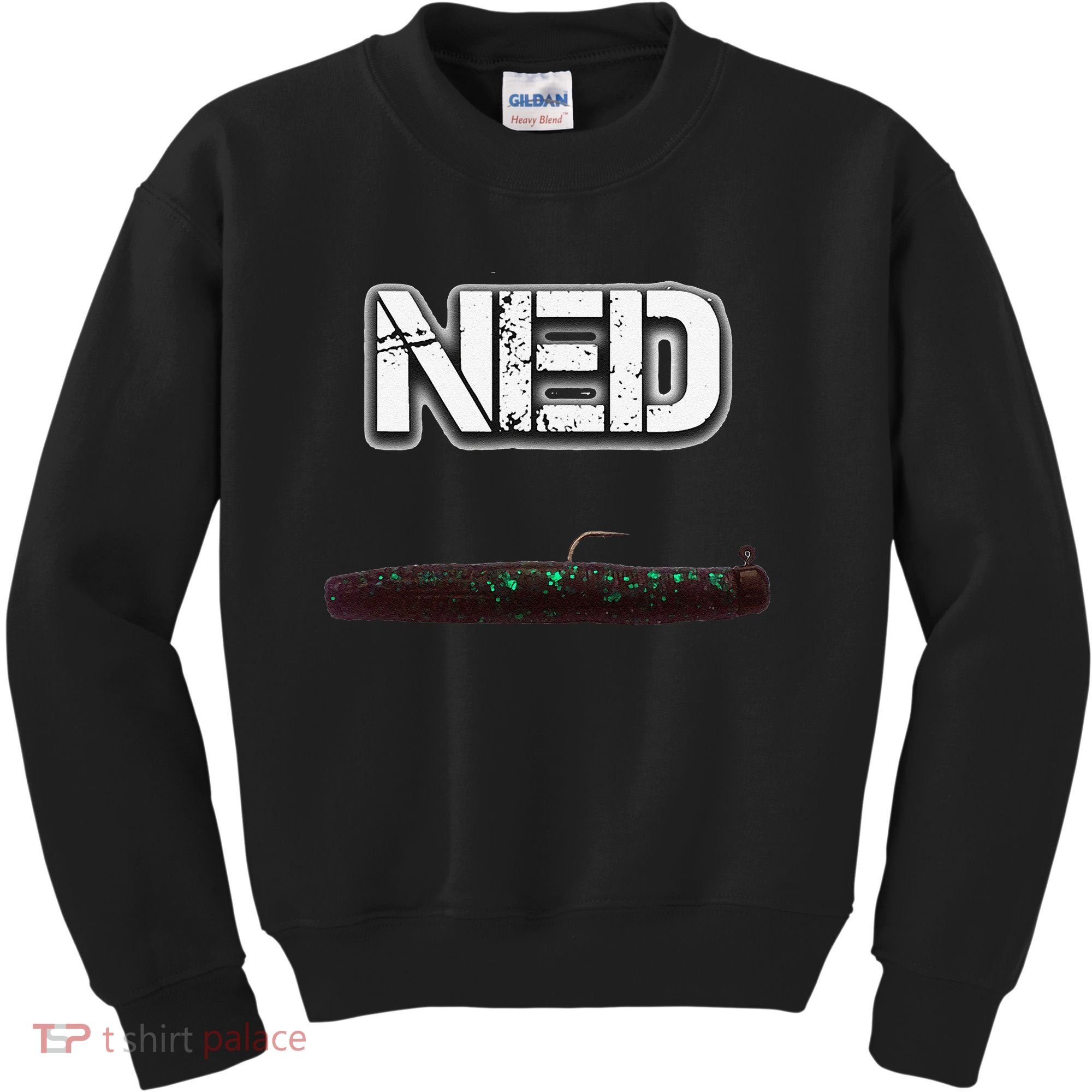 NED Freshwater Fishing Lure Largemouth Bass Kids Sweatshirt