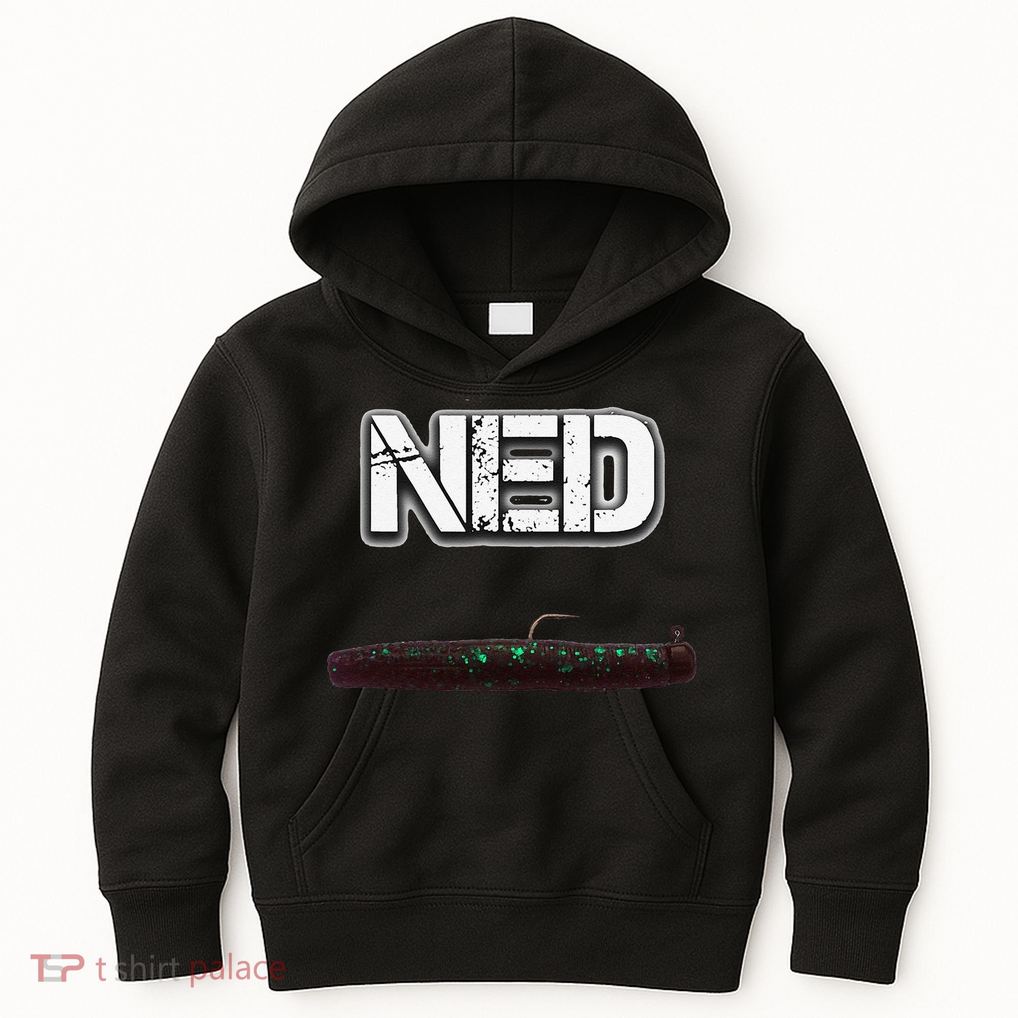 NED Freshwater Fishing Lure Largemouth Bass Kids Hoodie