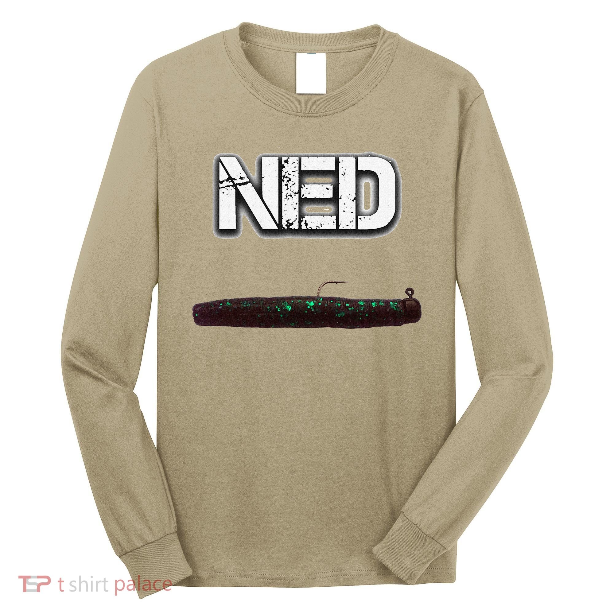 NED Freshwater Fishing Lure Largemouth Bass Long Sleeve Shirt