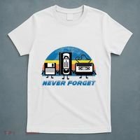 Never Forget Funny Retro Vintage Vhs Cassette Floppy Disk T-Shirt thumb 5