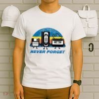 Never Forget Funny Retro Vintage Vhs Cassette Floppy Disk T-Shirt thumb 6