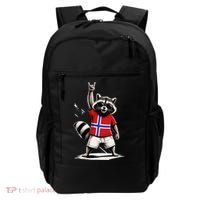 Norwegian Flag Funny Raccoon Norway Backpack thumb 0