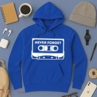 Never Forget Floppy Disk Cassette Never Forget Geek Vhs Gift Hoodie thumb 3
