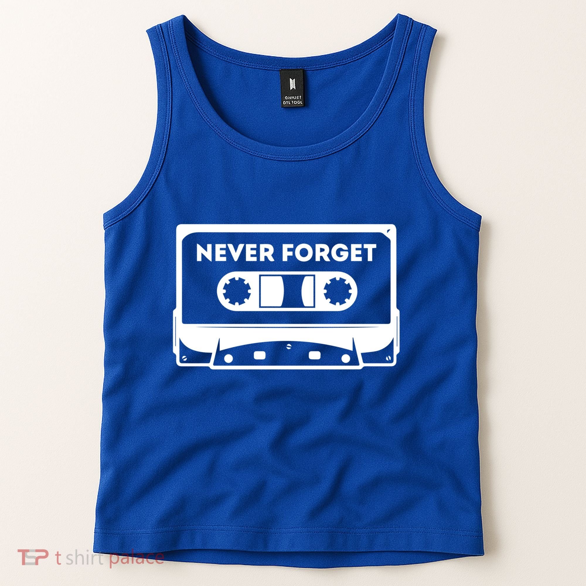 Never Forget Floppy Disk Cassette Never Forget Geek Vhs Gift Tank Top
