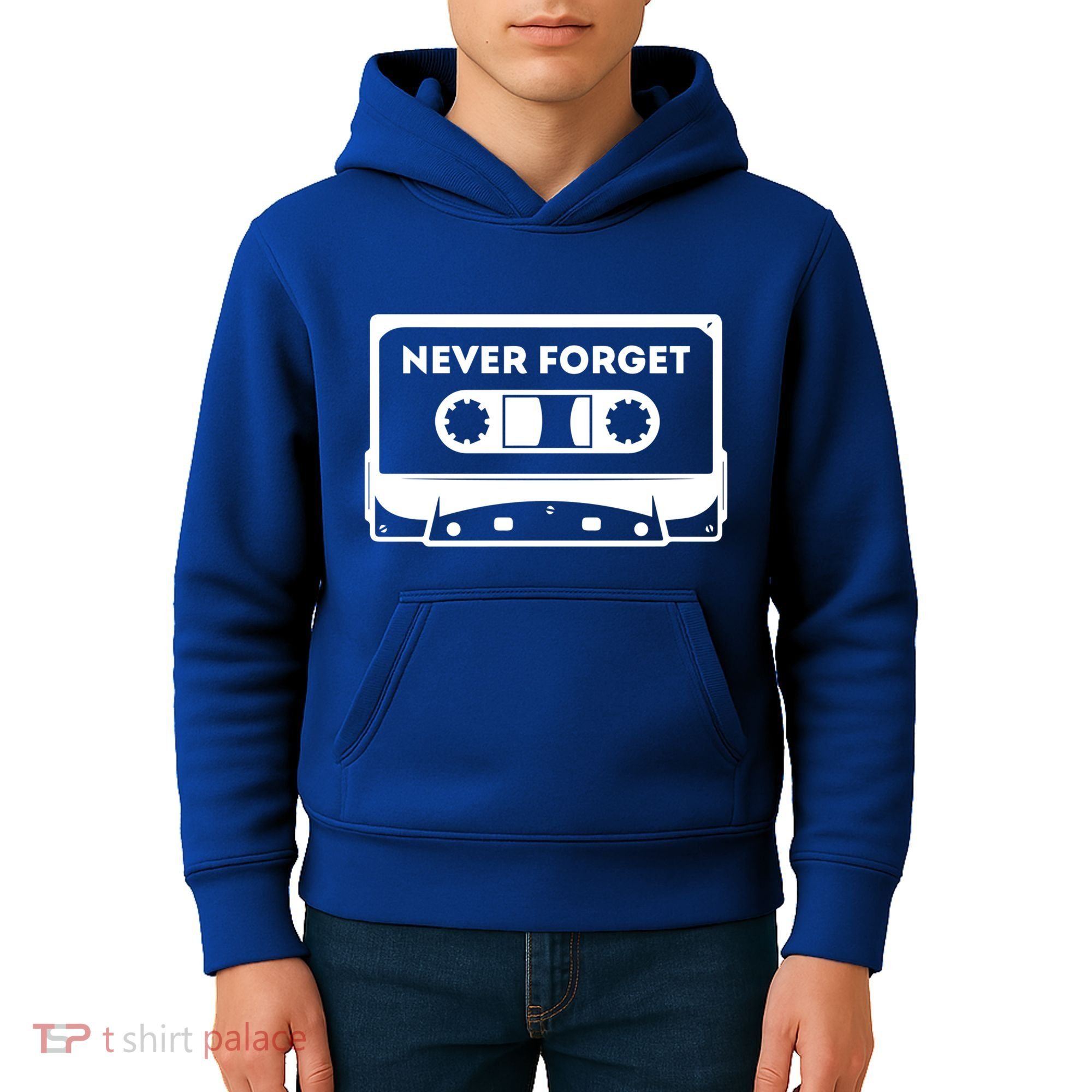 Never Forget Floppy Disk Cassette Never Forget Geek Vhs Gift Kids Hoodie
