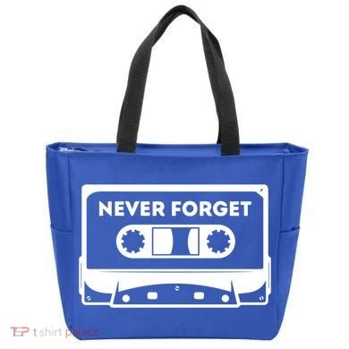 Never Forget Floppy Disk Cassette Never Forget Geek Vhs Gift Tote Bag