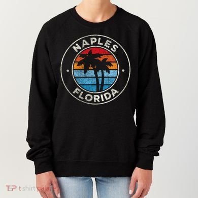 Naples Florida FL Vintage Graphic Retro 70s Women's Sweatshirt