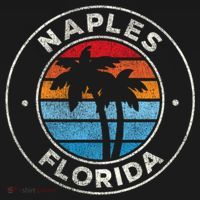 Naples Florida FL Vintage Graphic Retro 70s T-Shirt thumb 7