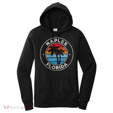 Naples Florida FL Vintage Graphic Retro 70s Women's Hoodie