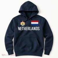 Netherlands Flag Football Soccer Fan Gift Hoodie thumb 0
