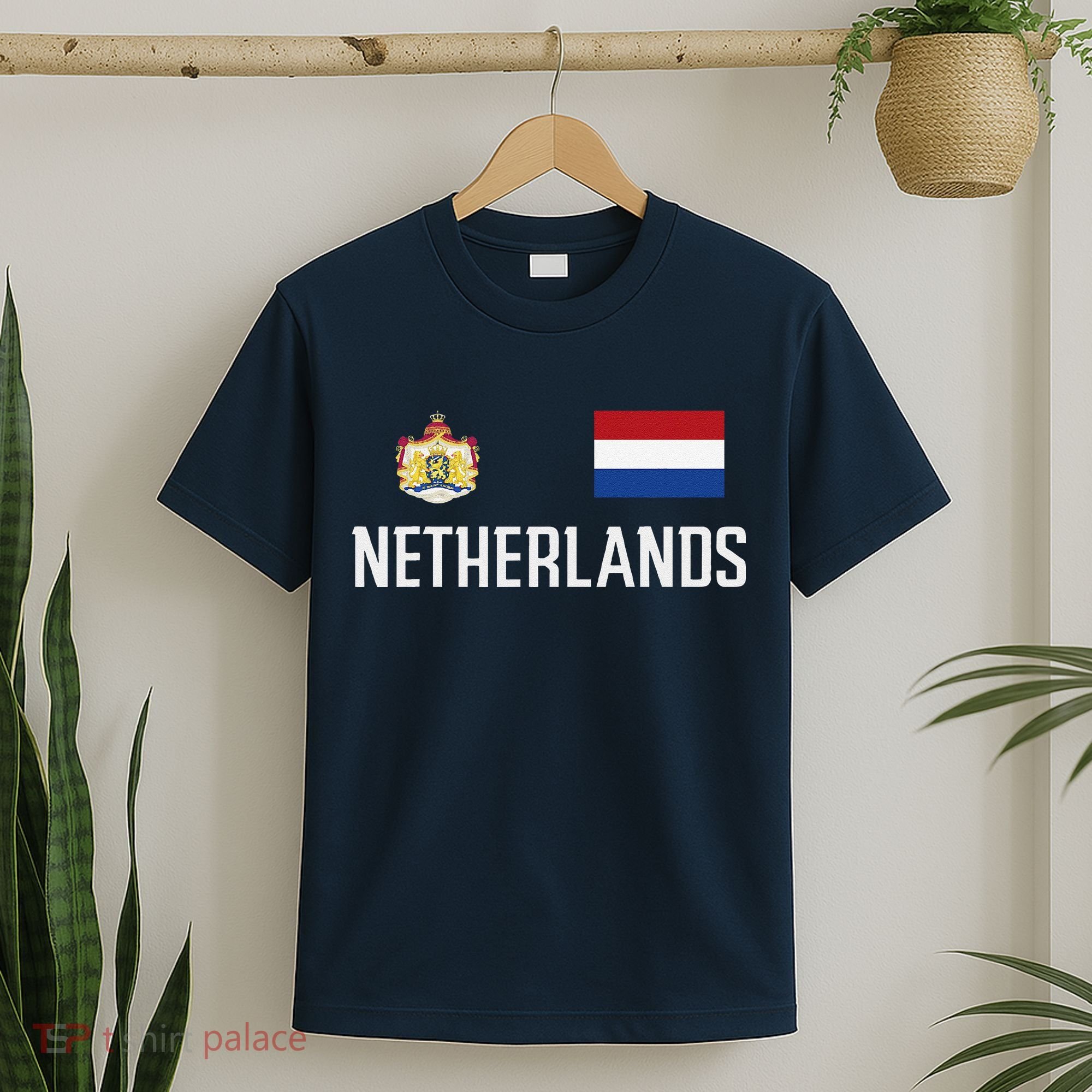 Netherlands Flag Football Soccer Fan Gift T-Shirt