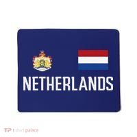 Netherlands Flag Football Soccer Fan Gift Mousepad thumb 0