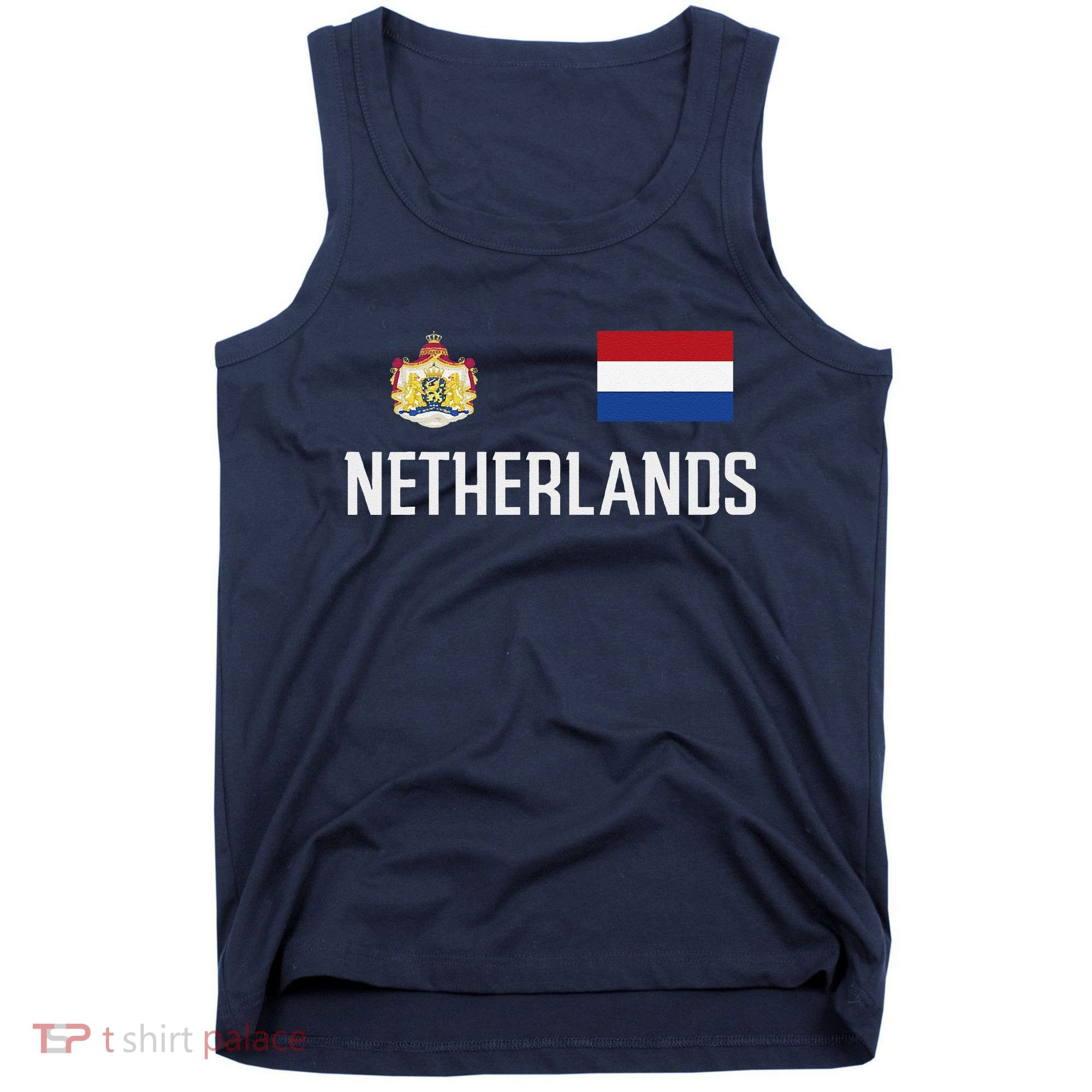 Netherlands Flag Football Soccer Fan Gift Tank Top
