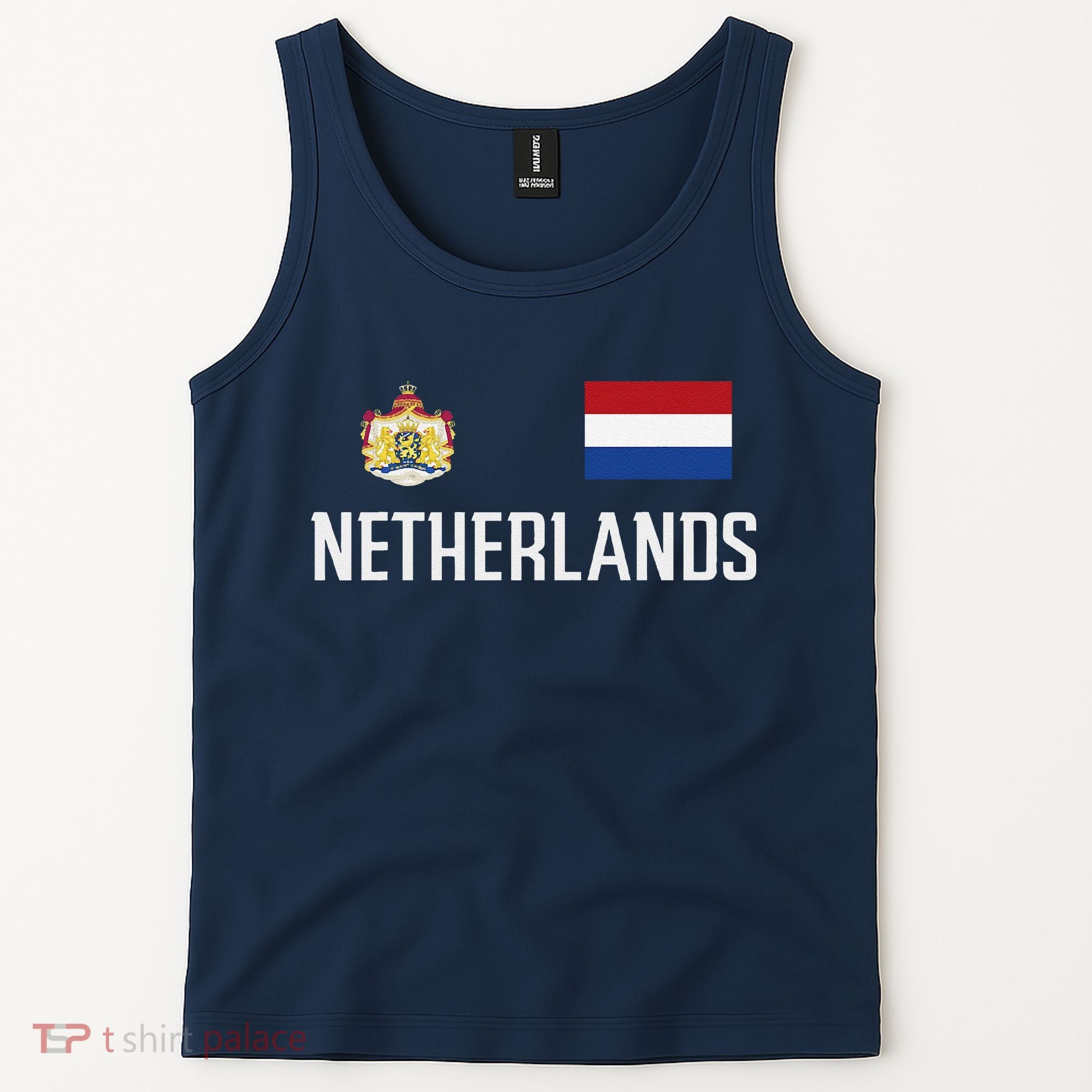 Netherlands Flag Football Soccer Fan Gift Tank Top
