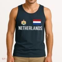 Netherlands Flag Football Soccer Fan Gift Tank Top thumb 3