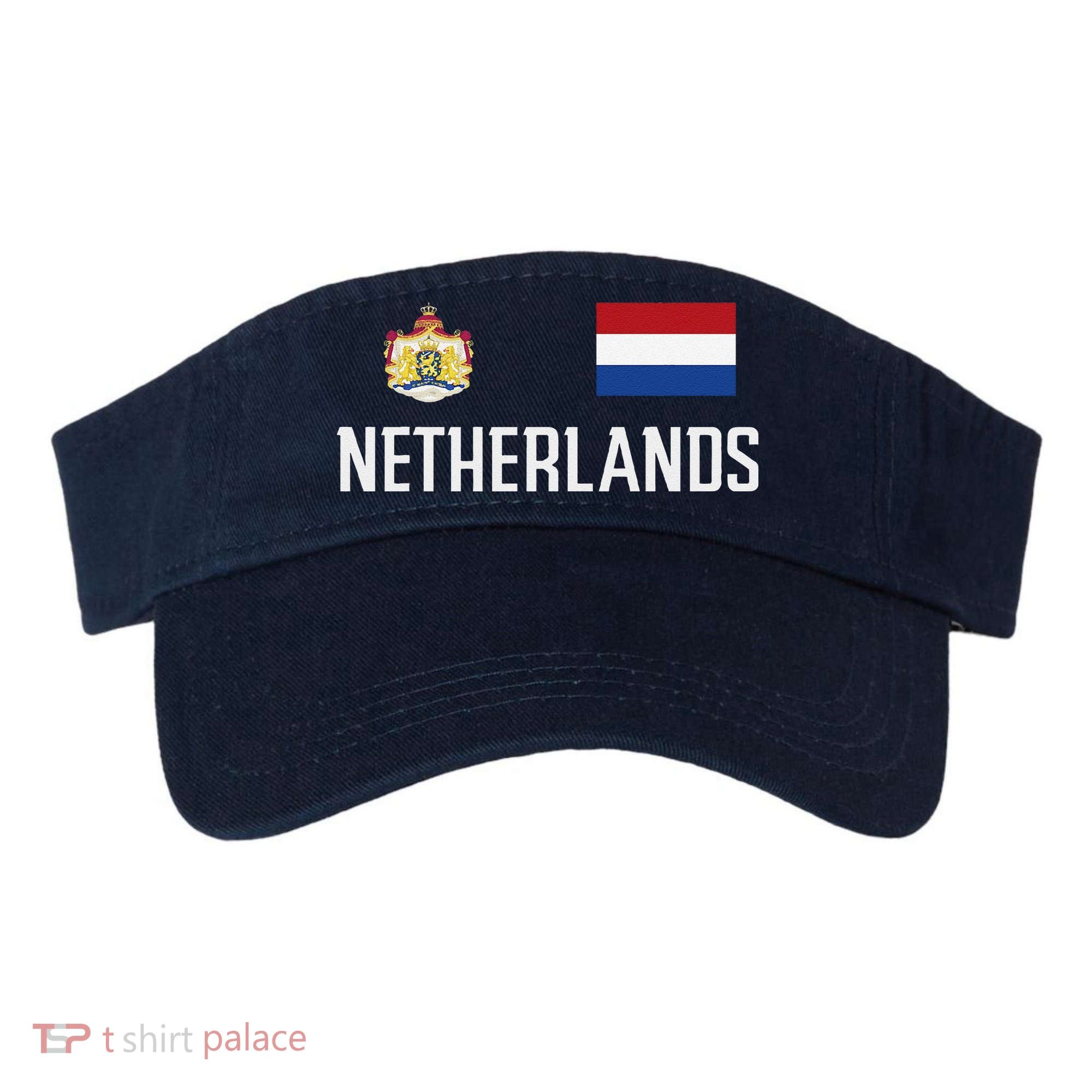 Netherlands Flag Football Soccer Fan Gift Visor