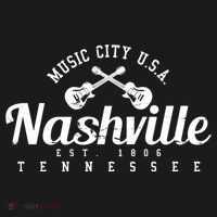 Nashville Funny Gift Gift Country Music City Guitar Gift T-Shirt thumb 7
