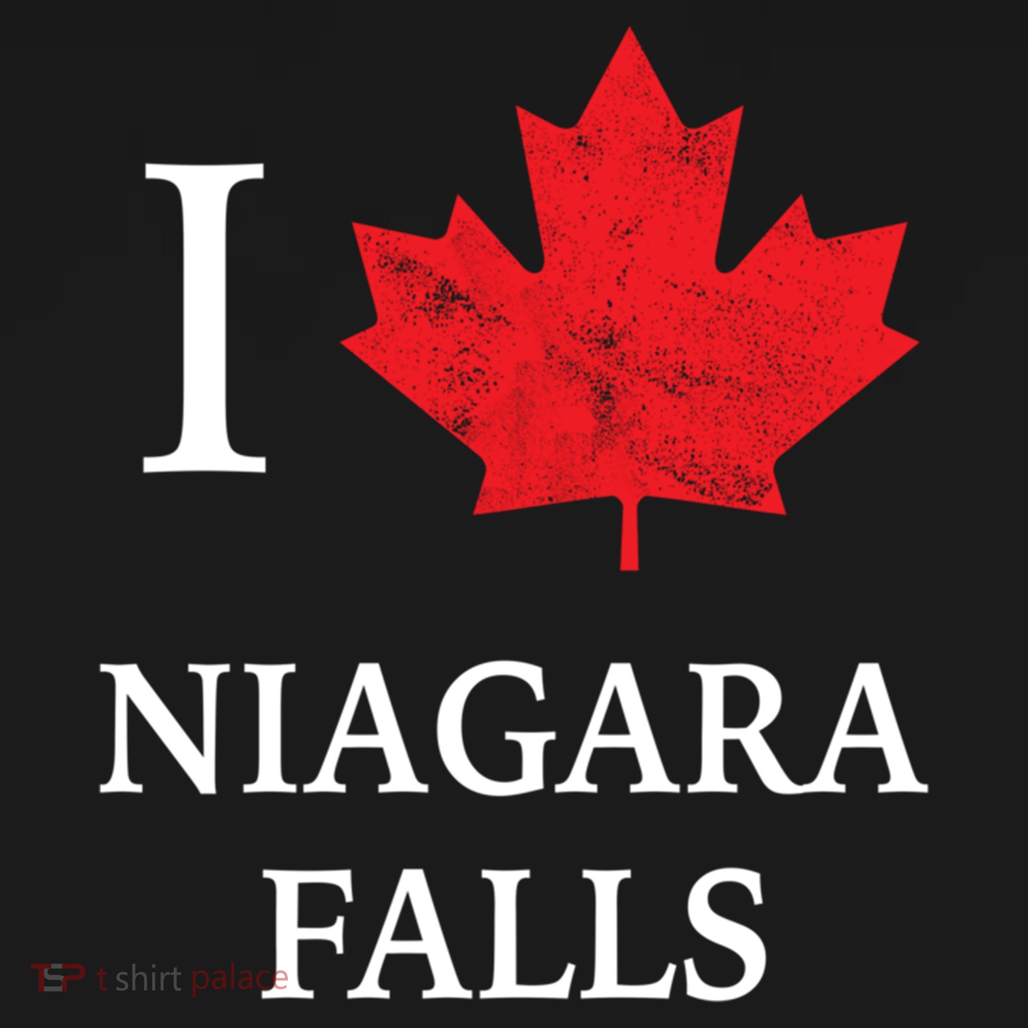 Niagara Falls Gift Red Maple Leaf Canada Great Gift Backpack