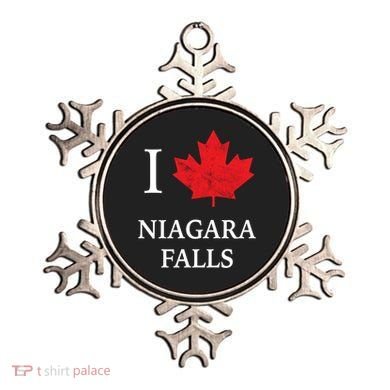 Niagara Falls Gift Red Maple Leaf Canada Great Gift Ornament