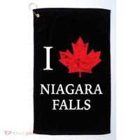 Niagara Falls Gift Red Maple Leaf Canada Great Gift Golf Towel thumb 0