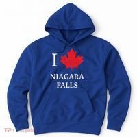Niagara Falls Gift Red Maple Leaf Canada Great Gift Hoodie thumb 0