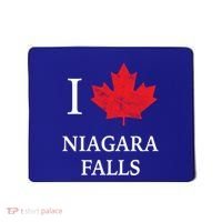 Niagara Falls Gift Red Maple Leaf Canada Great Gift Mousepad thumb 0