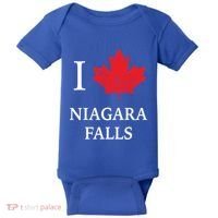 Niagara Falls Gift Red Maple Leaf Canada Great Gift Baby Bodysuit thumb 0