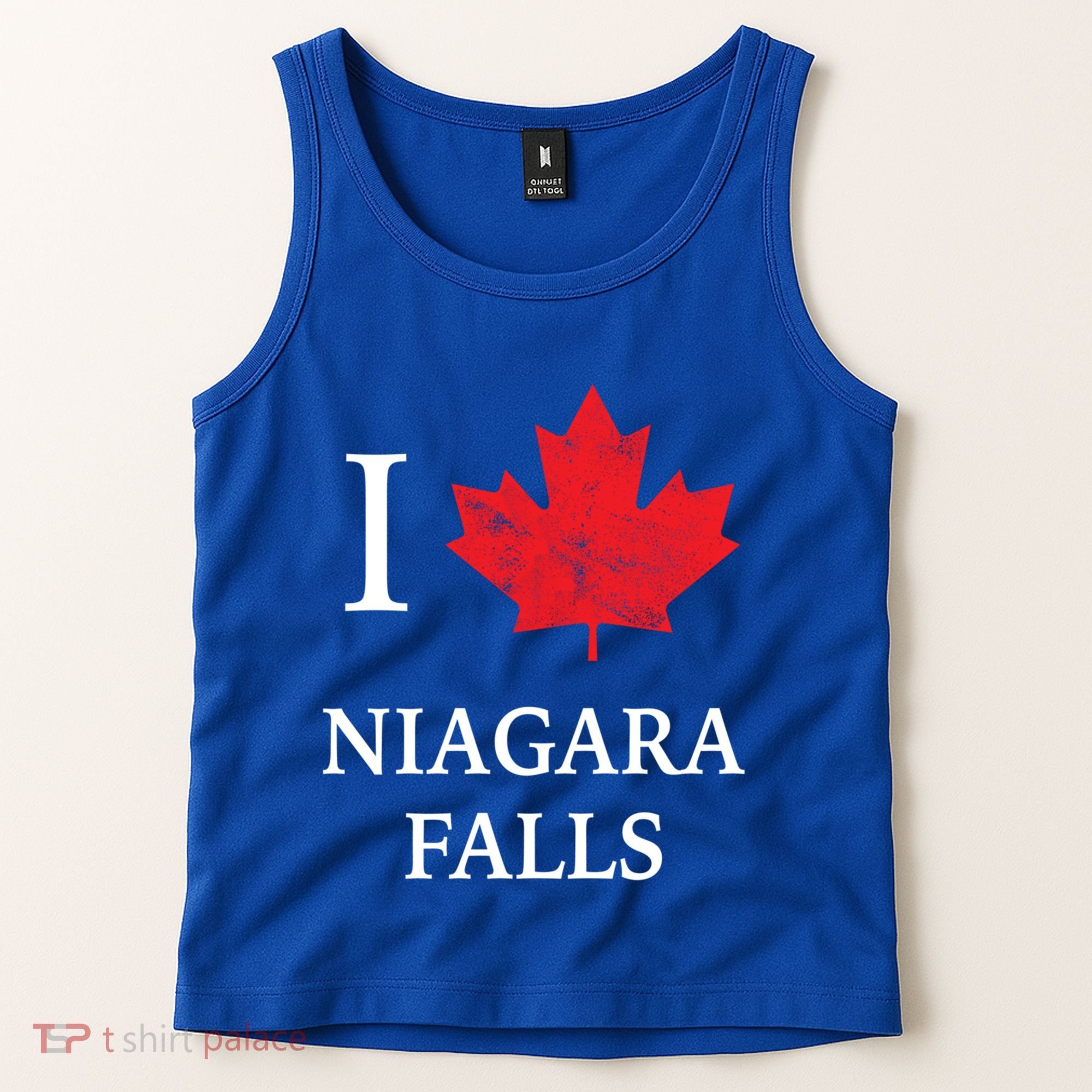 Niagara Falls Gift Red Maple Leaf Canada Great Gift Tank Top