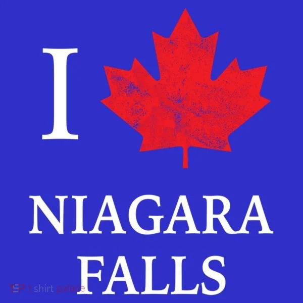Niagara Falls Gift Red Maple Leaf Canada Great Gift Kids Long Sleeve Shirt