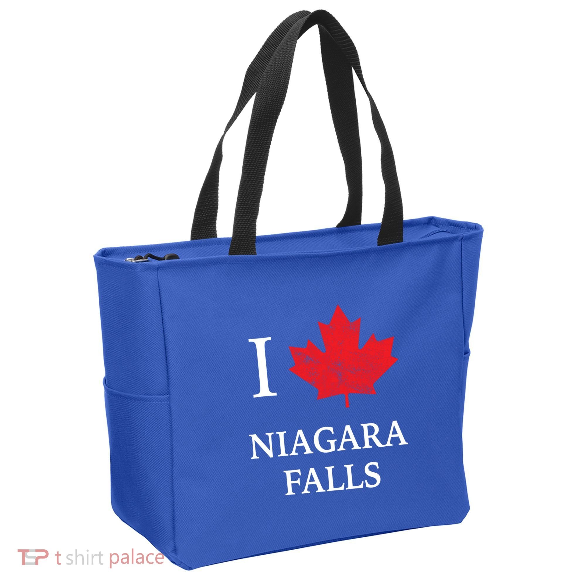 Niagara Falls Gift Red Maple Leaf Canada Great Gift Tote Bag