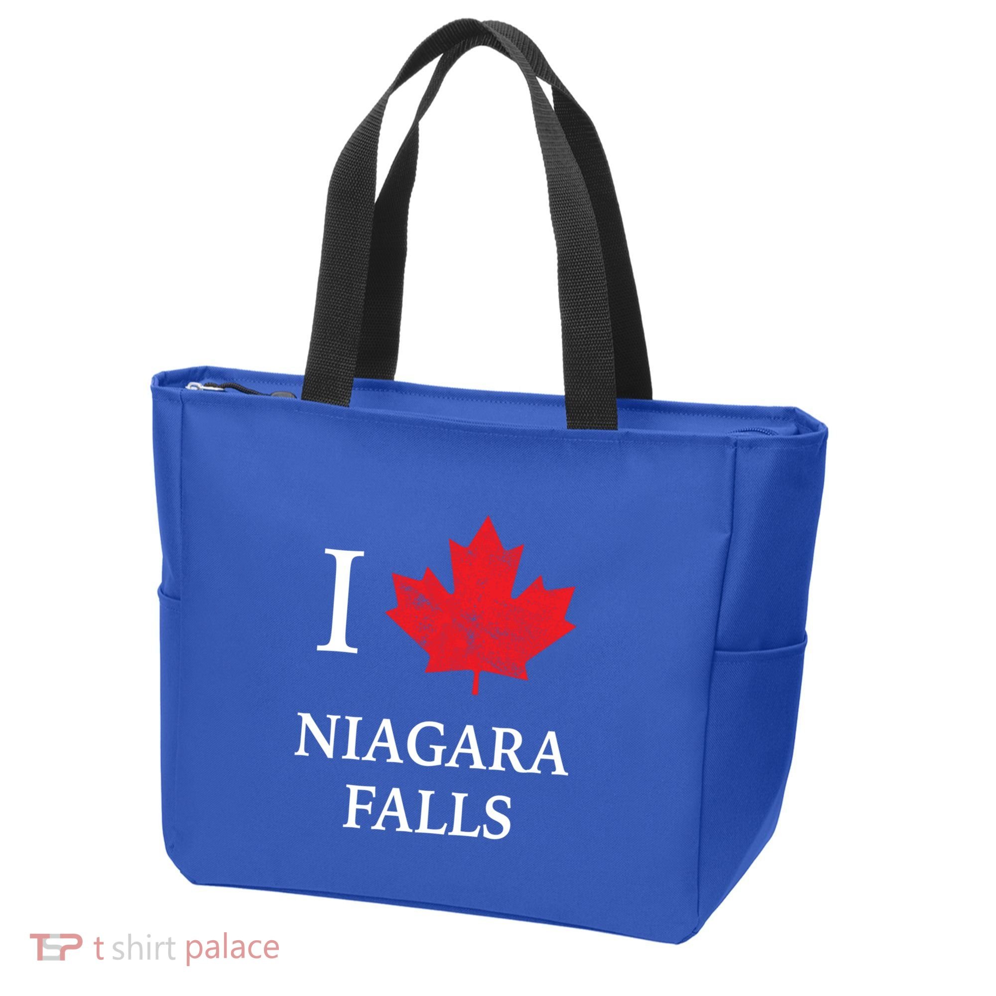Niagara Falls Gift Red Maple Leaf Canada Great Gift Tote Bag