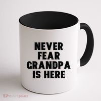 Never Fear Grandpa Is Here Coffee Mug thumb 1