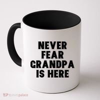 Never Fear Grandpa Is Here Coffee Mug thumb 0