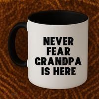Never Fear Grandpa Is Here Coffee Mug thumb 2