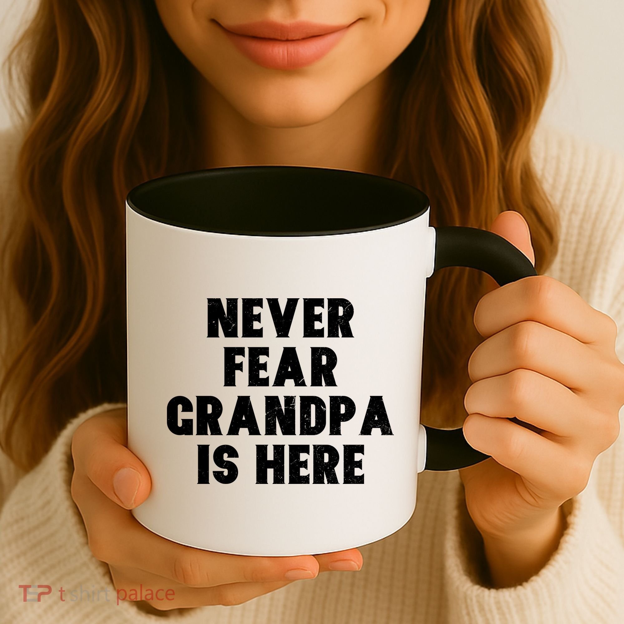 Never Fear Grandpa Is Here Coffee Mug