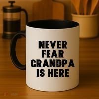 Never Fear Grandpa Is Here Coffee Mug thumb 4
